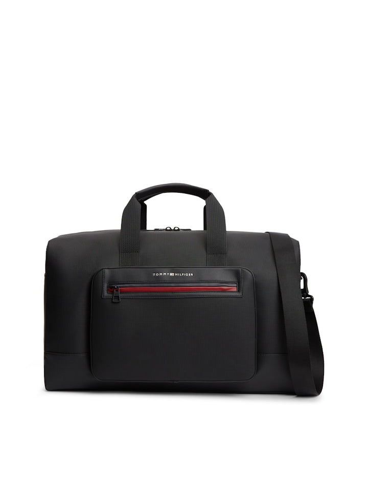 TOMMY HILFIGER FOUNDATION DUFFLE - BLACK
