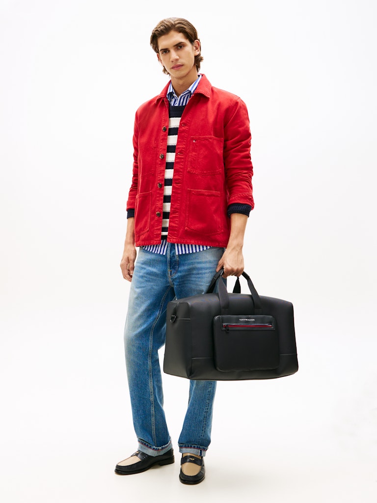 TOMMY HILFIGER FOUNDATION DUFFLE - BLACK