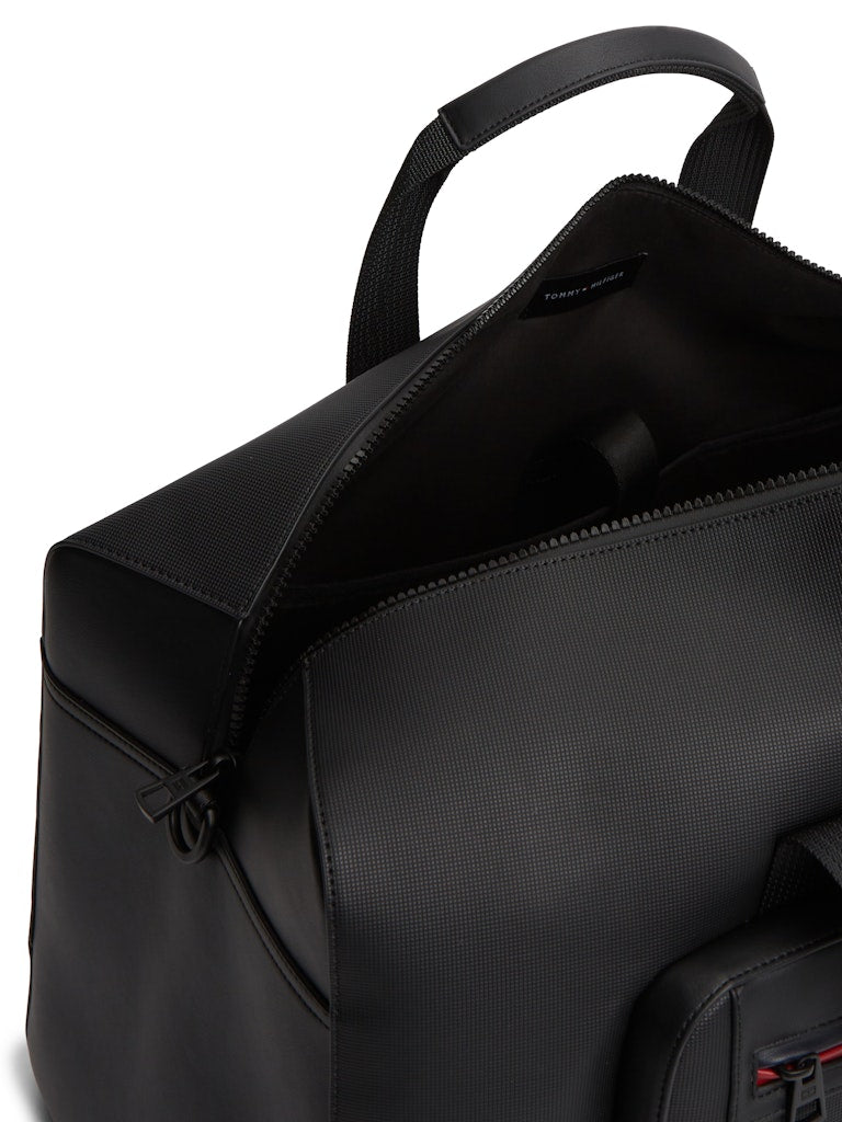 TOMMY HILFIGER FOUNDATION DUFFLE - BLACK
