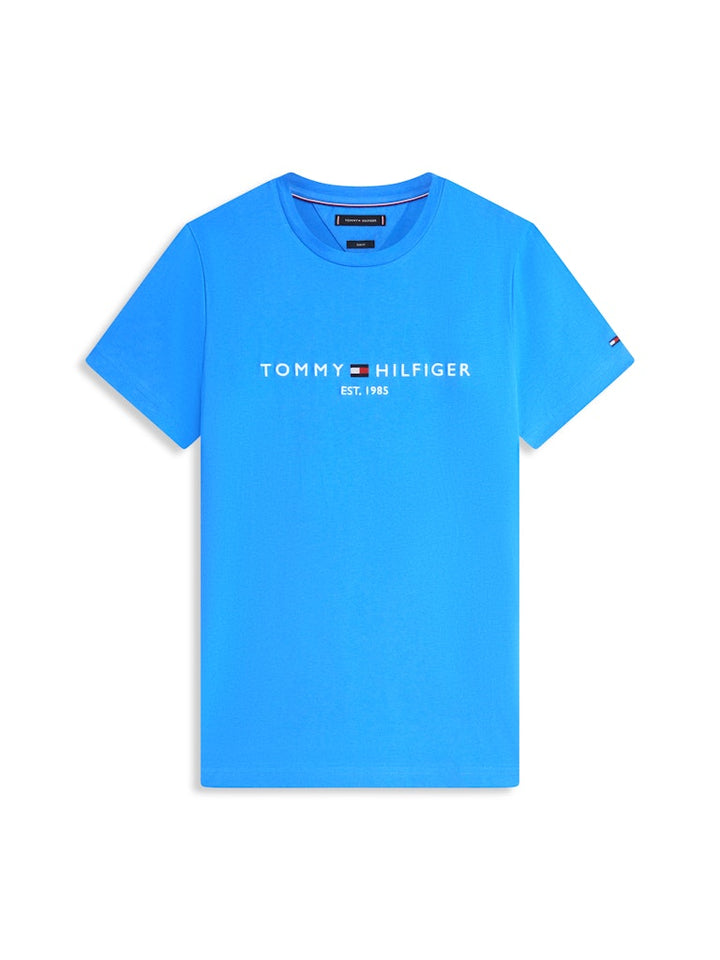 TOMMY HILFIGER TOMMY LOGO TEE - BLUE ORBIT