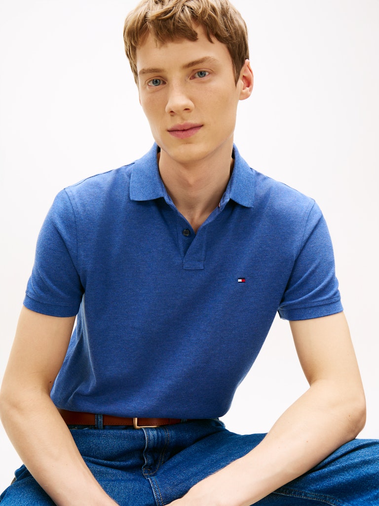TOMMY HILFIGER 1985 REGULAR POLO - INDIGO HEATHER