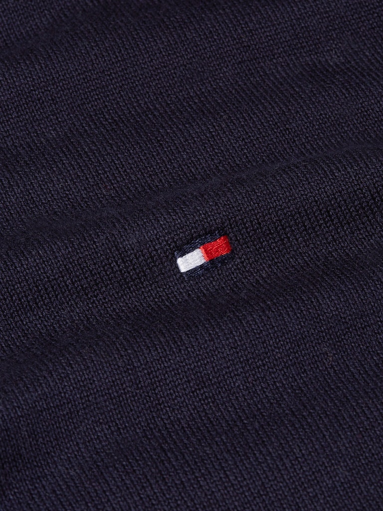 TOMMY HILFIGER ESS COTTON KNITTED POLO - NAVY