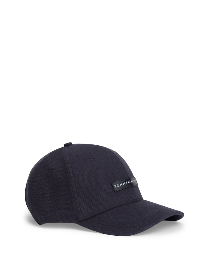 TOMMY HILFIGER FOUNDATION CANVAS 6 PANEL CAP - NAVY