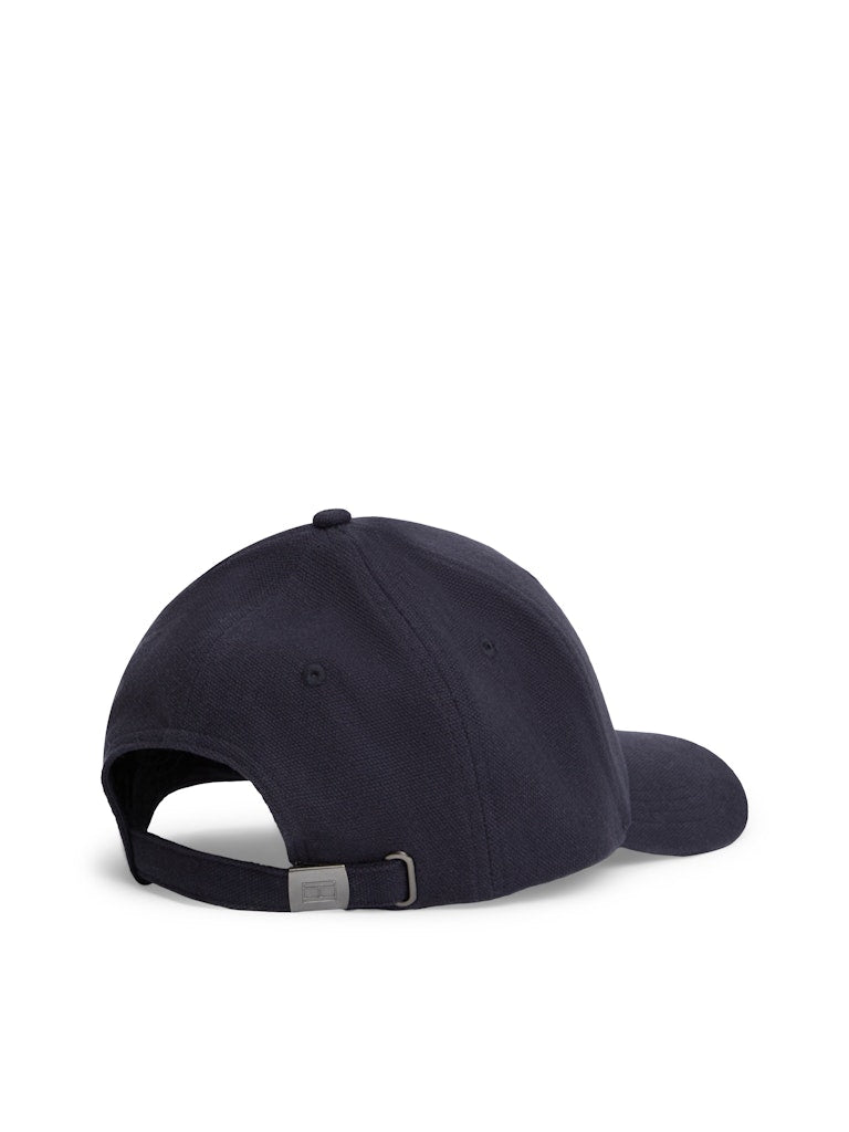 TOMMY HILFIGER FOUNDATION CANVAS 6 PANEL CAP - NAVY