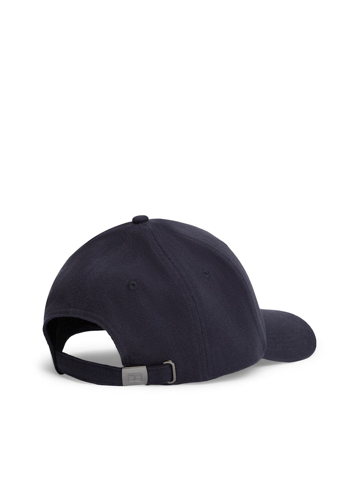 TOMMY HILFIGER FOUNDATION CANVAS 6 PANEL CAP - NAVY