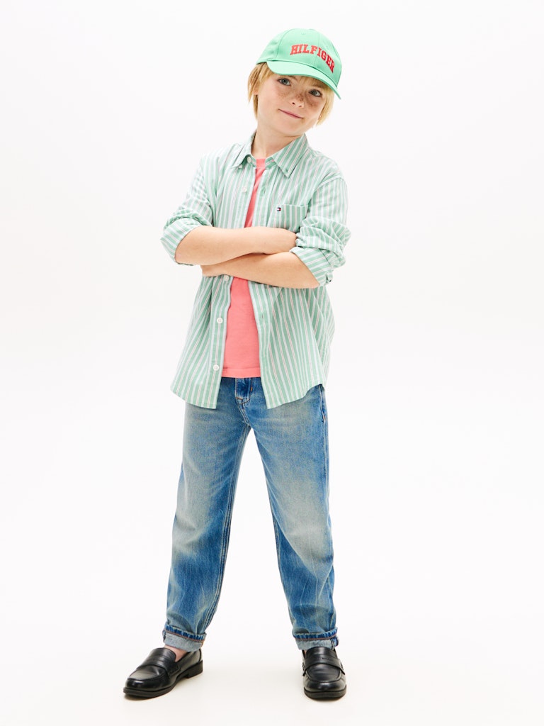TOMMY HILFIGER BOYS FLEX ITHACA MULTISTRIPE - GREEN