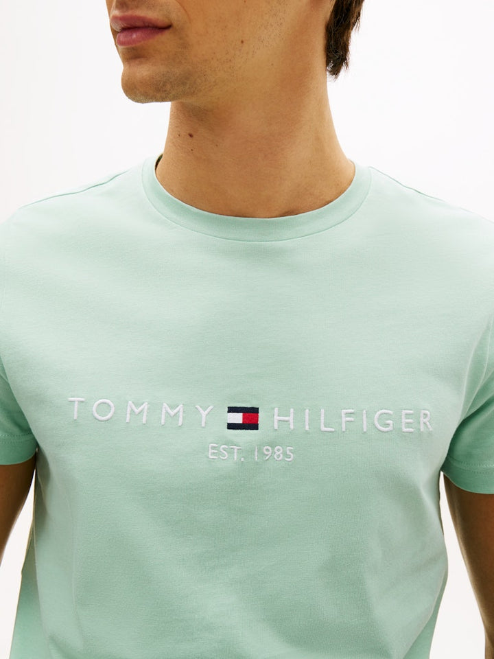 TOMMY HILFIGER TOMMY LOGO TEE - CRUSHED MINT