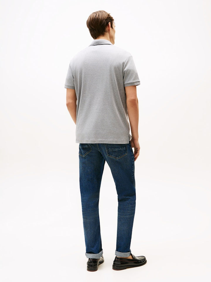 TOMMY HILFIGER LIQUID COTTON REG SEASONAL POLO - MEDIUM GREY
