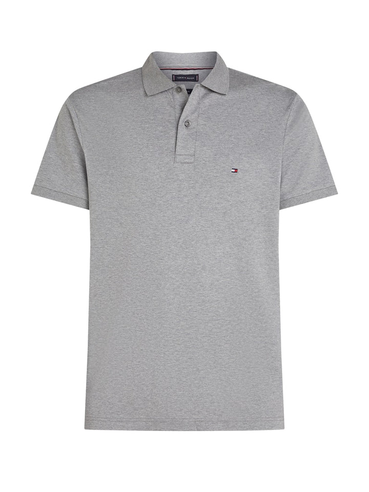 TOMMY HILFIGER LIQUID COTTON REG SEASONAL POLO - MEDIUM GREY