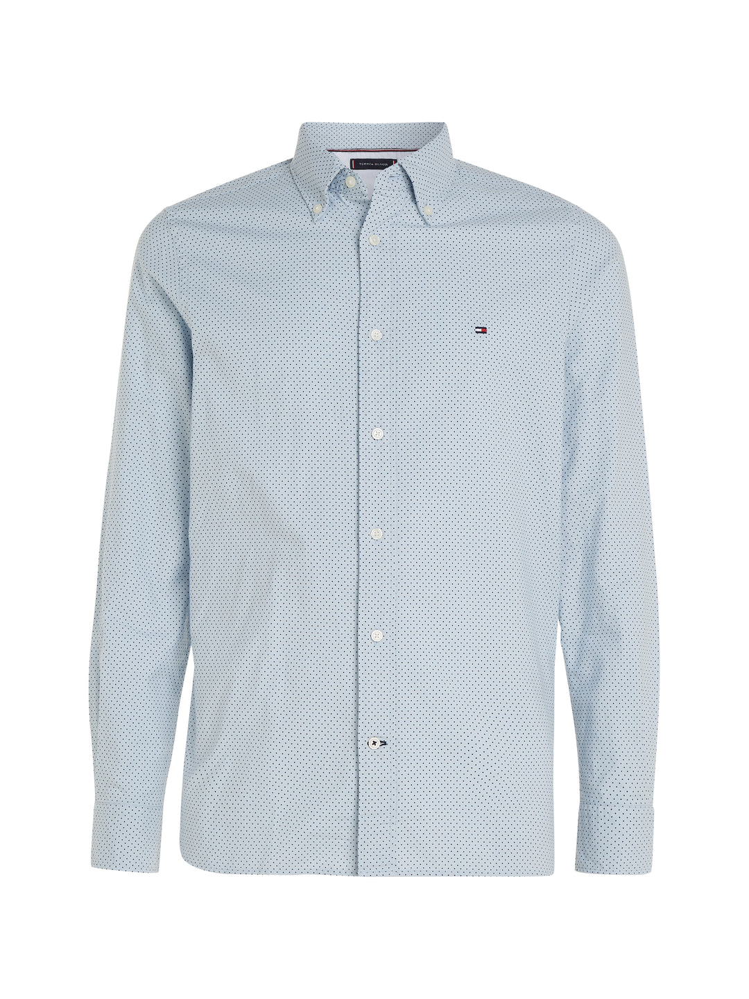 TH MICRO DOT PRINT SF SHIRT - BLUE/NAVY