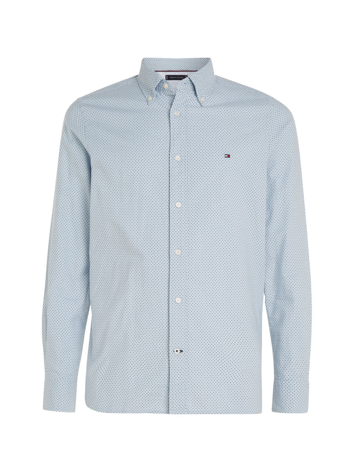 TH MICRO DOT PRINT SF SHIRT - BLUE/NAVY