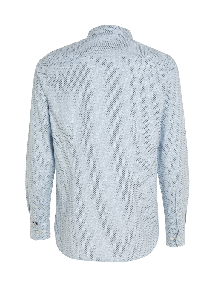 TH MICRO DOT PRINT SF SHIRT - BLUE/NAVY