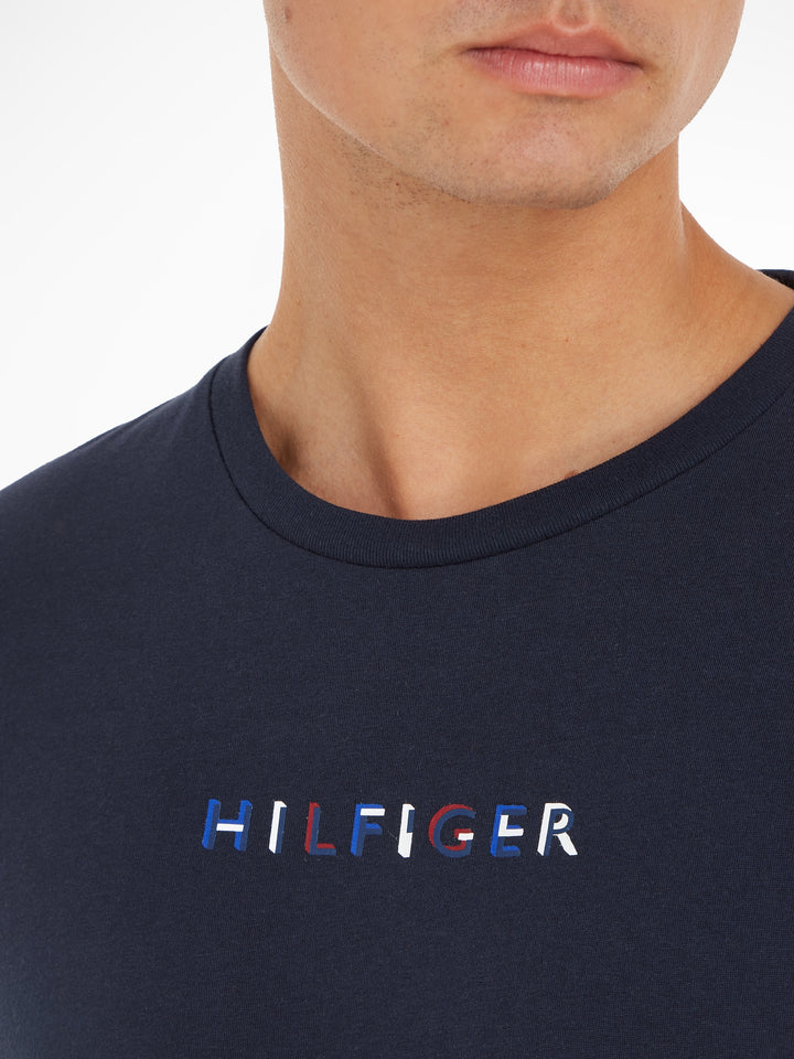 TH RWB HILFIGER TEE - NAVY