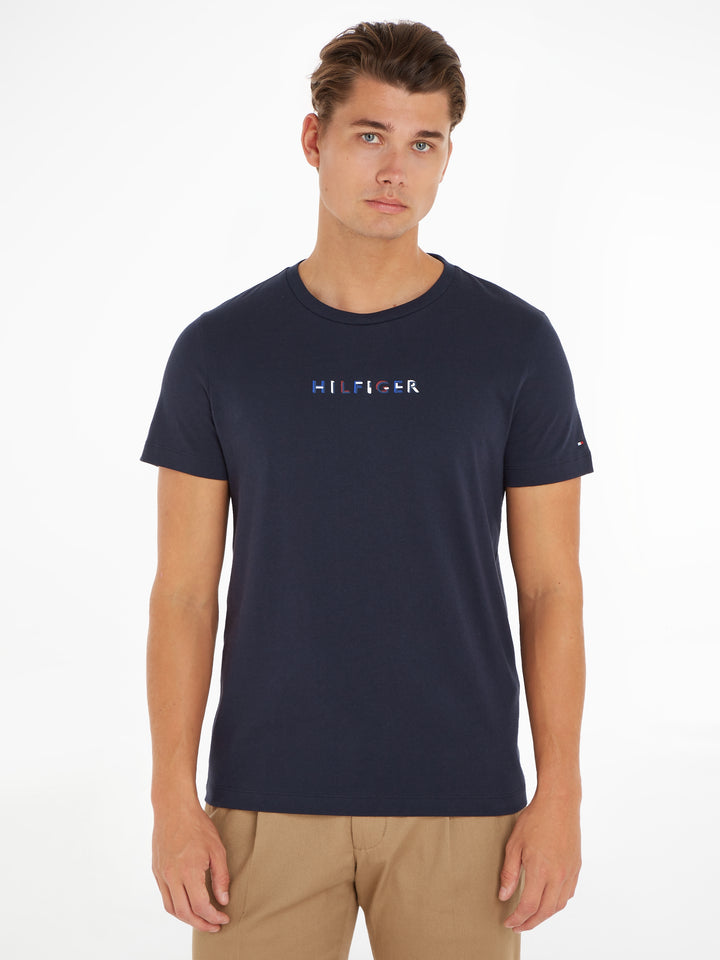 TH RWB HILFIGER TEE - NAVY