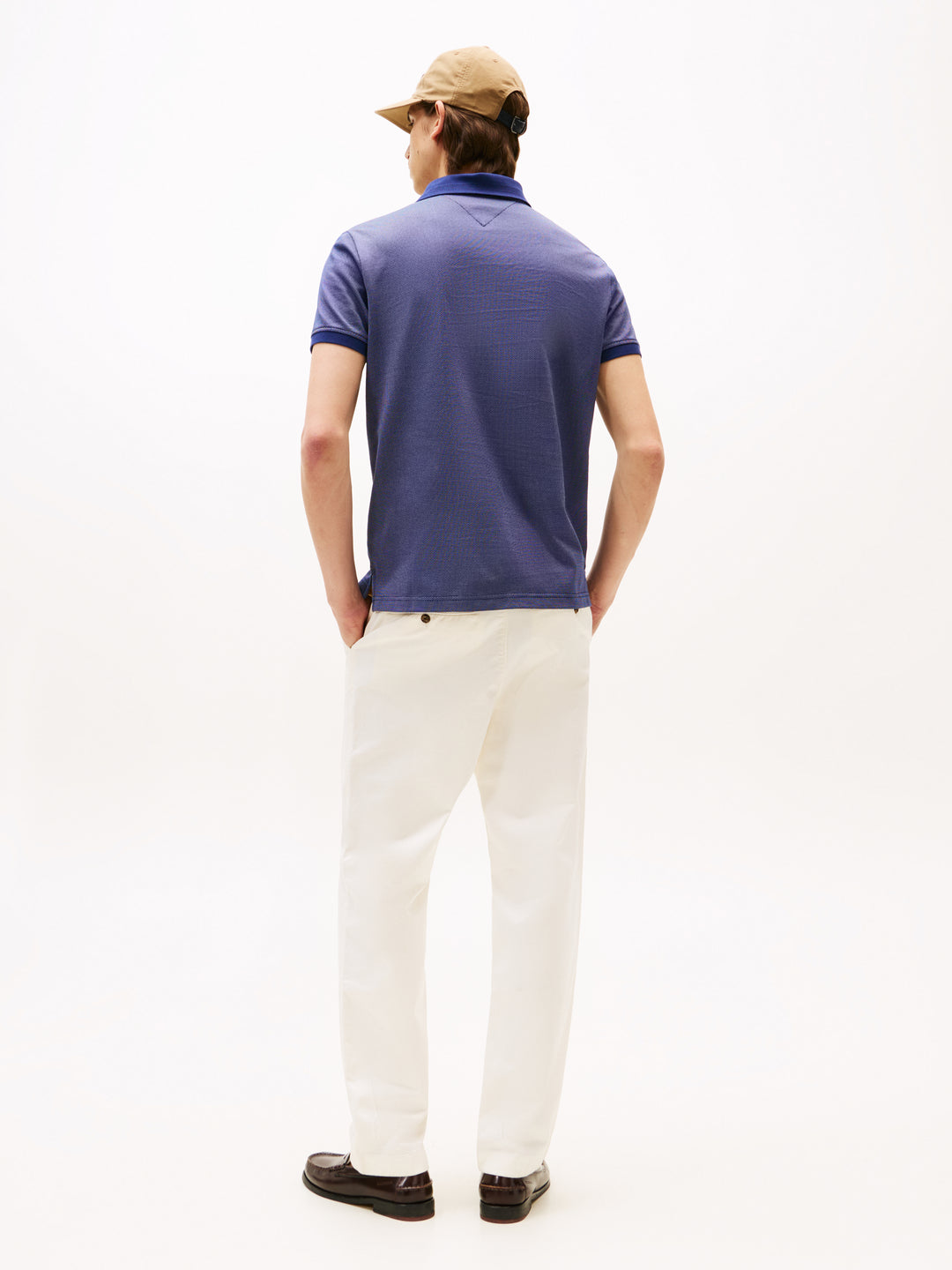 TH SINGLE JERSEY JACQUARD REG POLO