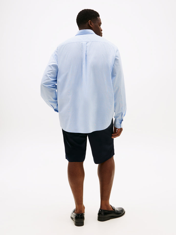 TH BT-FLEX POPLIN MINI PRINT - CLOUDY BL