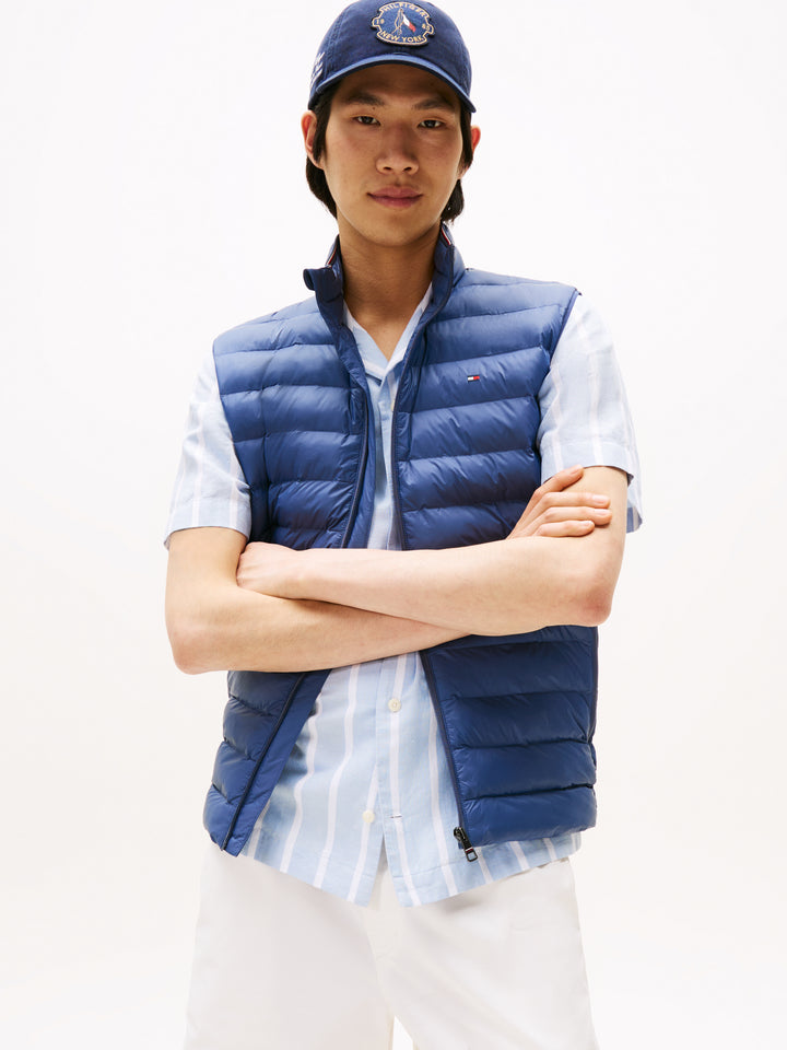 TH PACKABLE RECYCLED VEST - FADED INDIGO