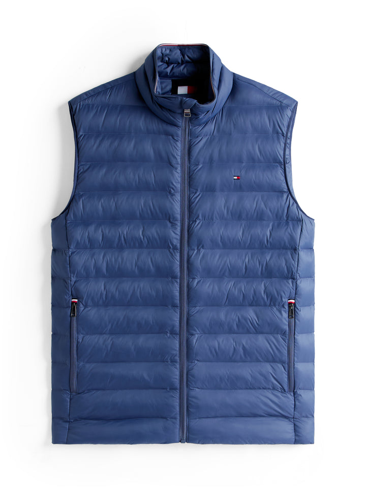 TH PACKABLE RECYCLED VEST - FADED INDIGO