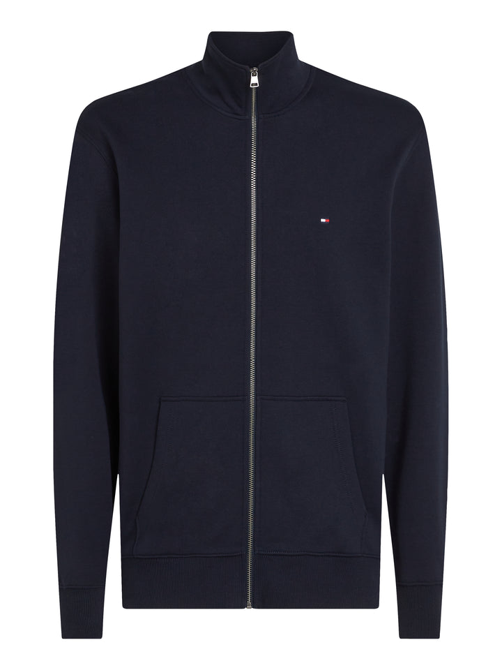 TH ESSENTIAL TERRY ZT STAND COLLAR NAVY