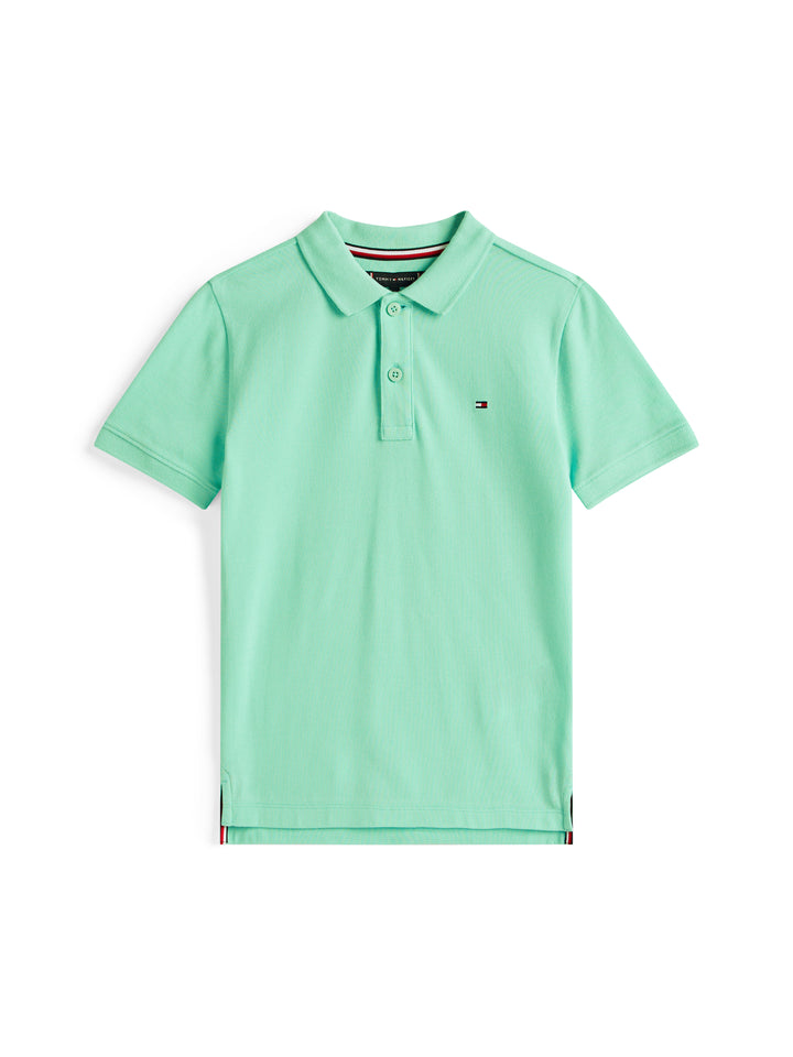 TH BOYS FLAG POLO SS - MENTHOL