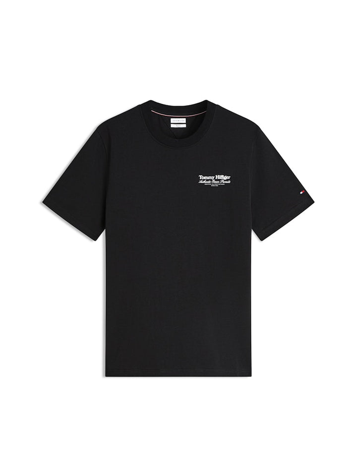 TH NAUTICAL BACK GRAPHIC REG TEE - BLACK