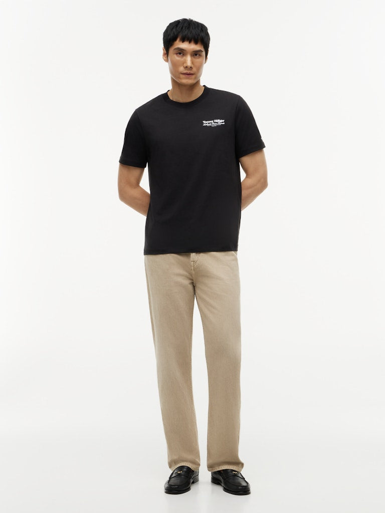 TH NAUTICAL BACK GRAPHIC REG TEE - BLACK