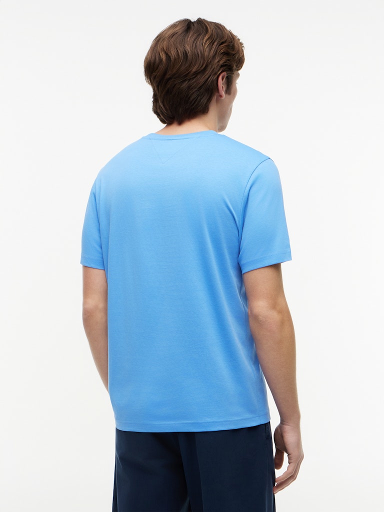 TOMMY HILFIGER SCRIPT FLAG REGULAR TEE - BLUE SPELL