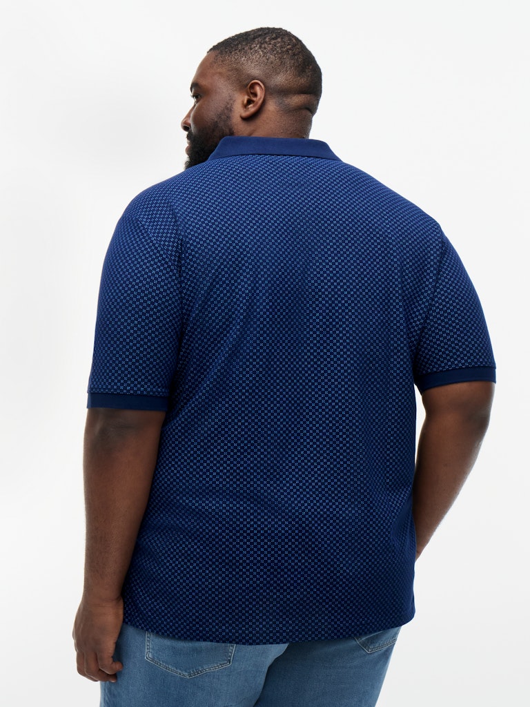 TOMMY HILFIGER BT-MICROPRINT PIQUE REG POLO - CARBON