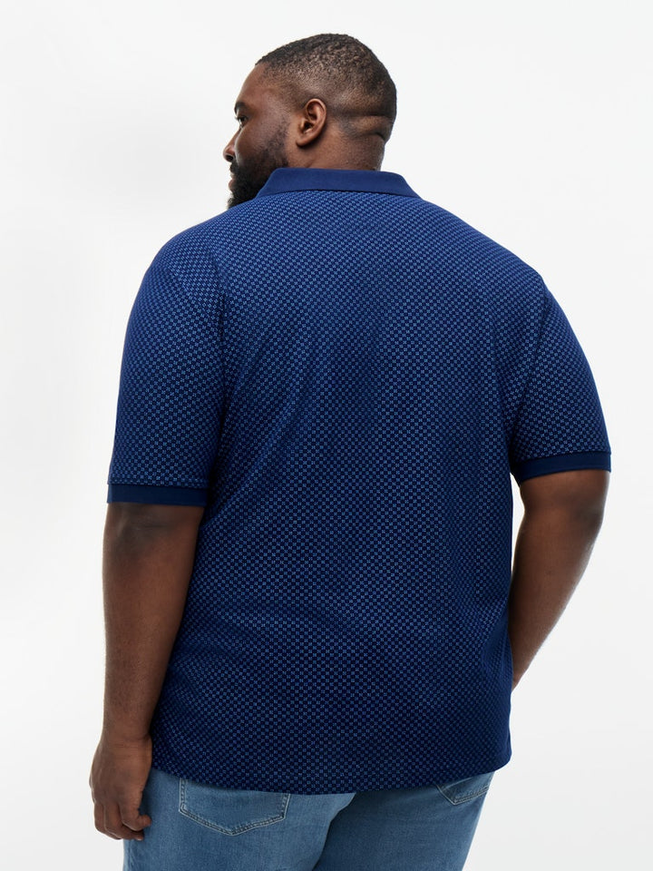 TOMMY HILFIGER BT-MICROPRINT PIQUE REG POLO - CARBON