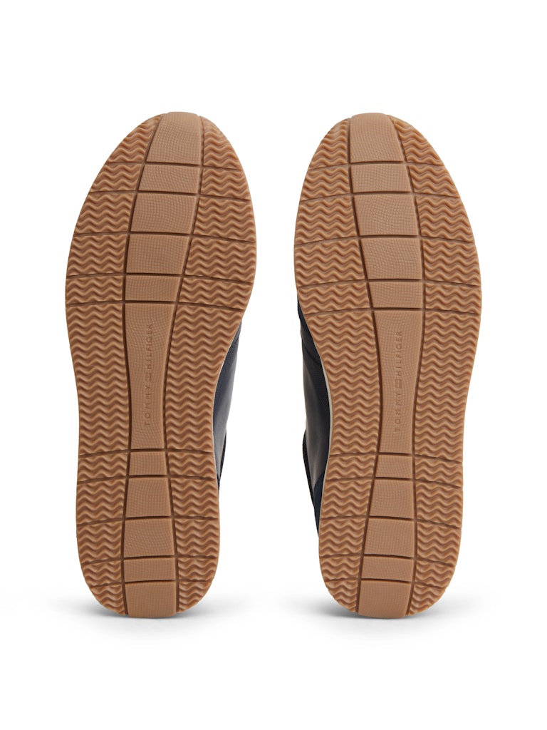 TOMMY HILFIGER DRESSY RUNNER SUEDE MIX - NAVY
