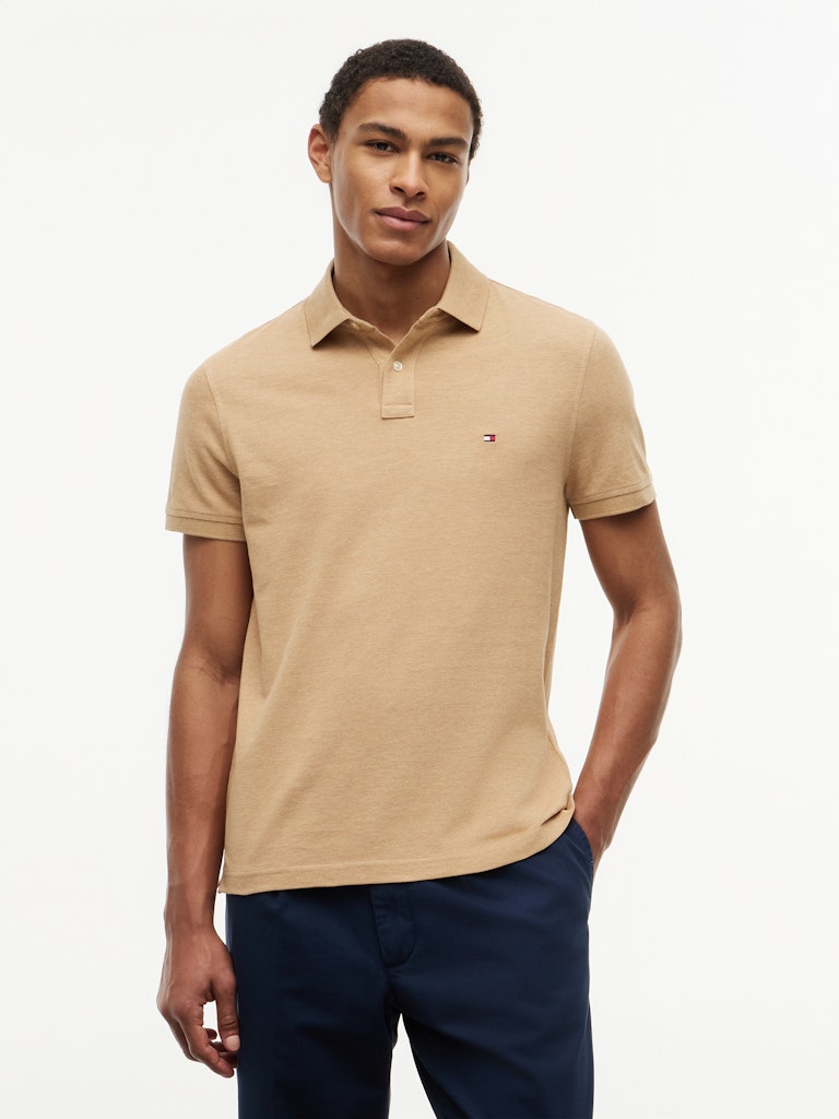 TOMMY HILFIGER 1985 REGULAR POLO - SAHARA HEATHER
