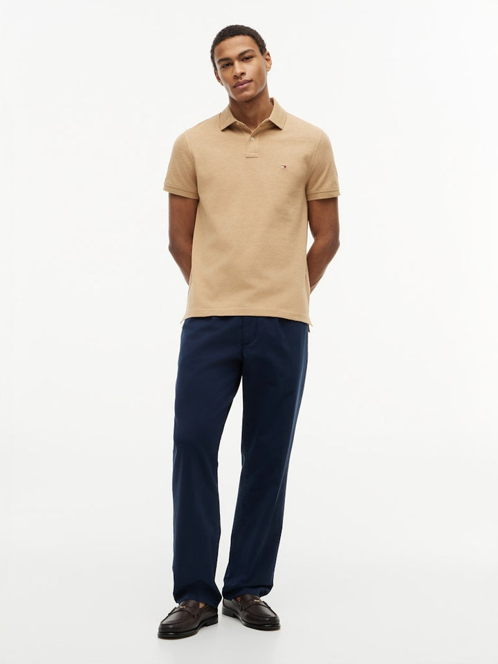 TOMMY HILFIGER 1985 REGULAR POLO - SAHARA HEATHER