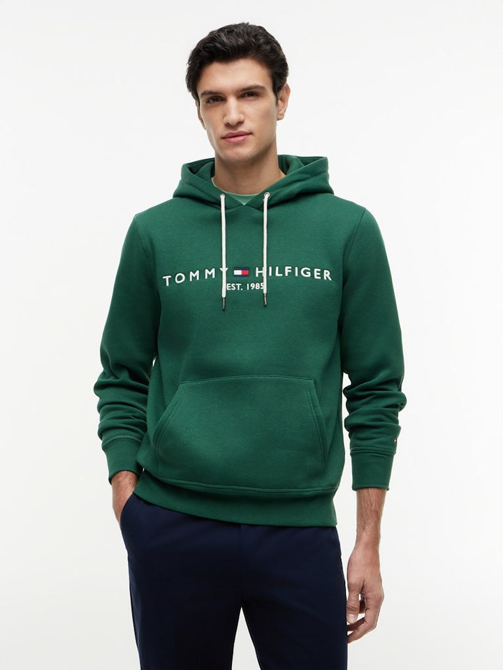 TOMMY HILFIGER TOMMY LOGO HOODY - STREET GREEN