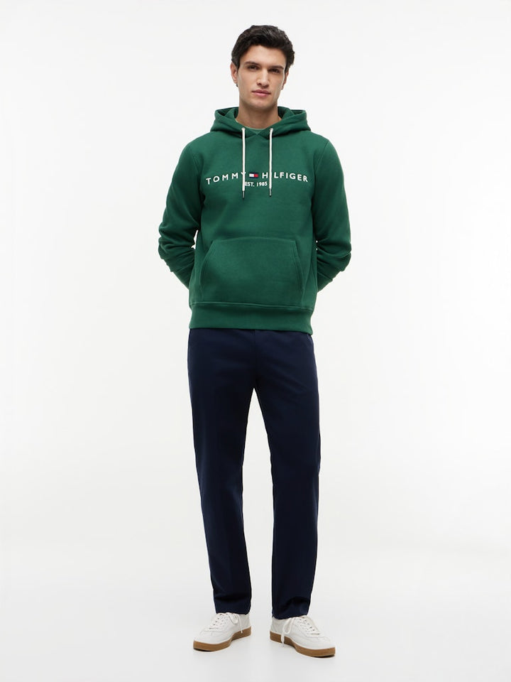 TOMMY HILFIGER TOMMY LOGO HOODY - STREET GREEN