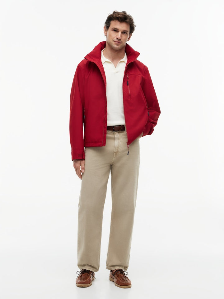 TOMMY HILFIGER CREW JACKET - RED