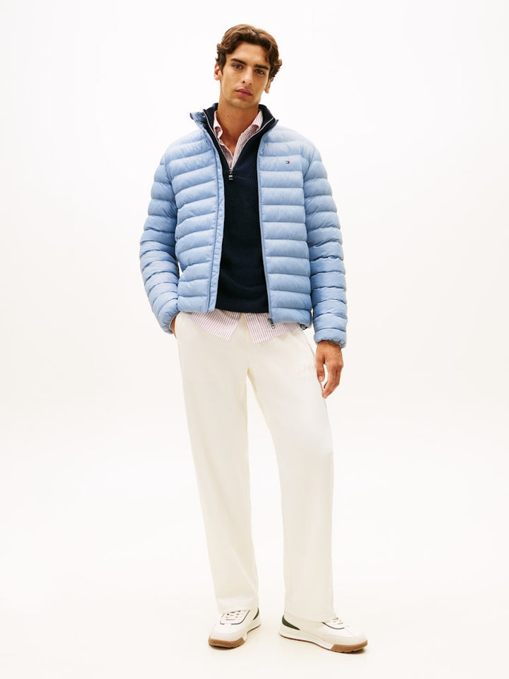 TOMMY HILFIGER PACKABLE RECYCLED JACKET - BRISK BLUE