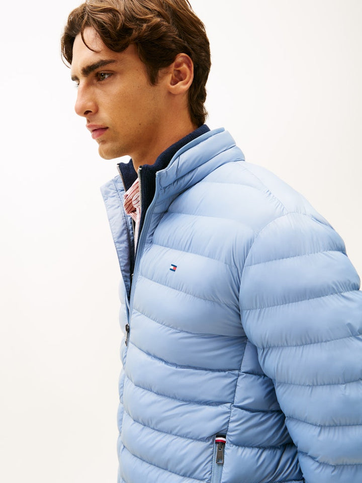 TOMMY HILFIGER PACKABLE RECYCLED JACKET - BRISK BLUE