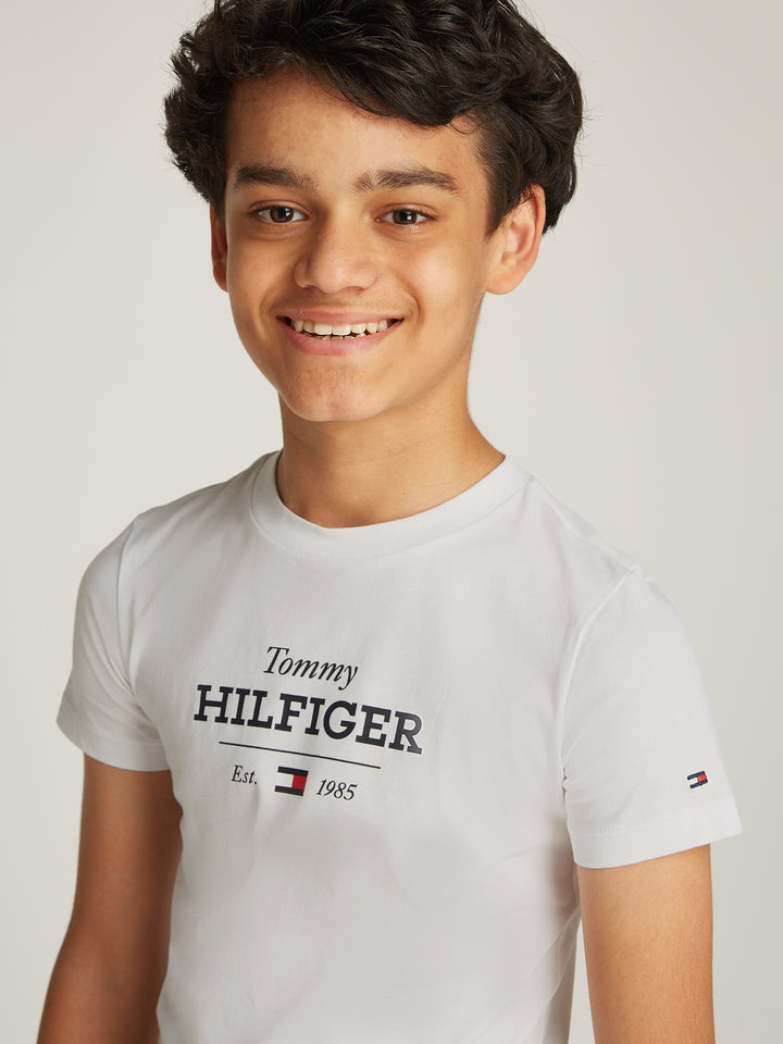 TH BOYS MONOTYPE 1985 REG TEE - WHITE