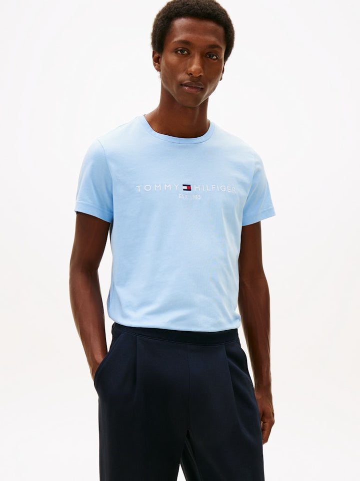 TOMMY HILFIGER TOMMY LOGO TEE - WELL WATER