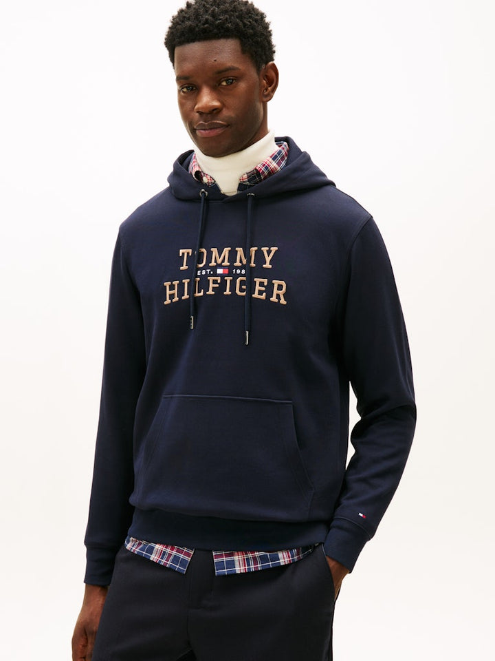 TOMMY HILFIGER ICON INTECHNO HOODY - NAVY