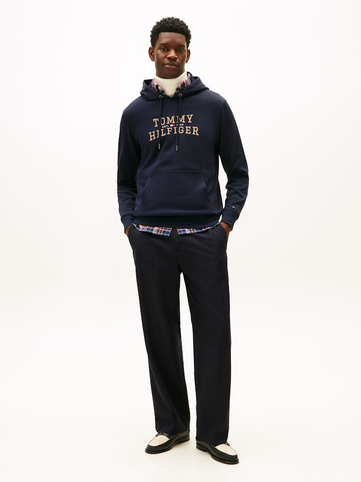 TOMMY HILFIGER ICON INTECHNO HOODY - NAVY