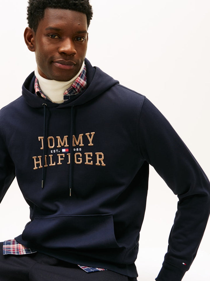 TOMMY HILFIGER ICON INTECHNO HOODY - NAVY