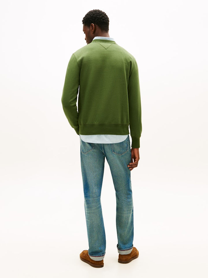 TOMMY HILFIGER TOMMY LOGO SWEATSHIRT - MOUNTAIN PINE