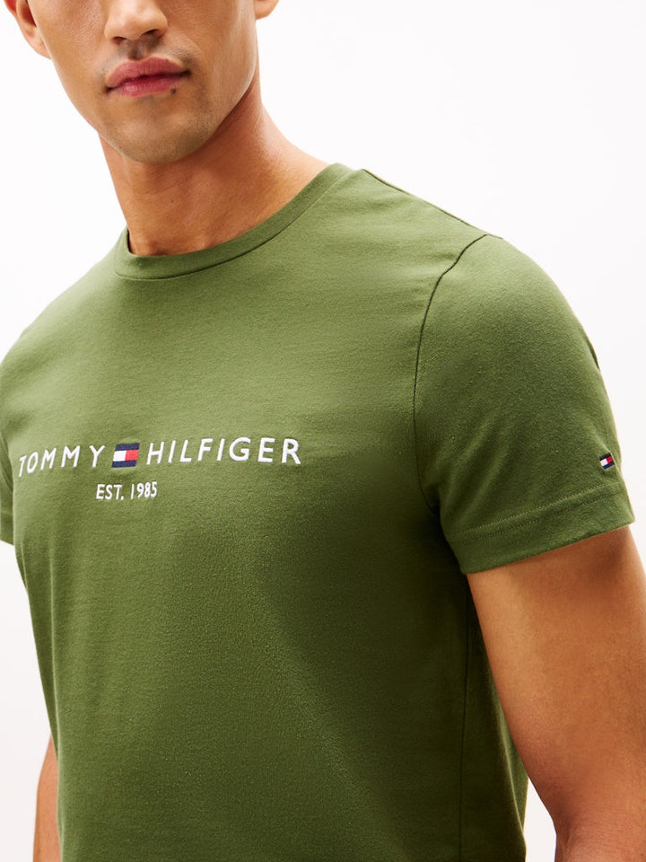 TOMMY HILFIGER TOMMY LOGO TEE - MOUNTAIN PINE