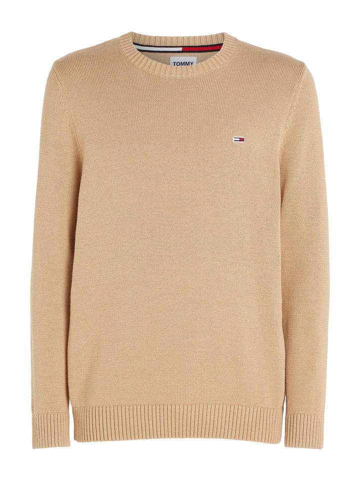 TJM ESSENTIAL CREW NECK SWEAT - SAND
