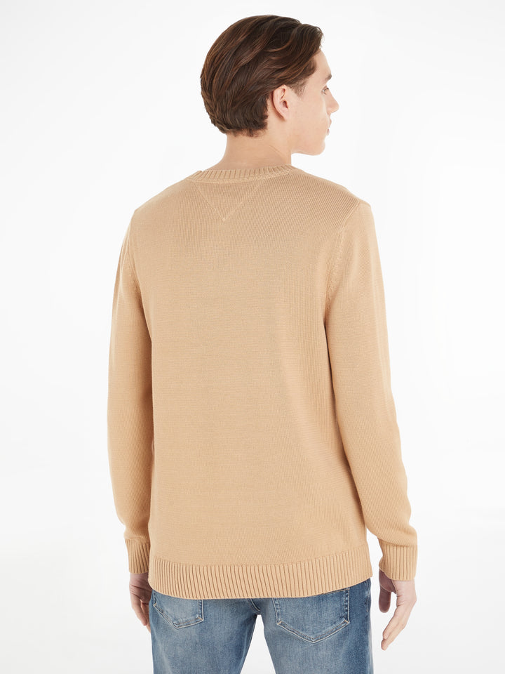 TJM ESSENTIAL CREW NECK SWEAT - SAND