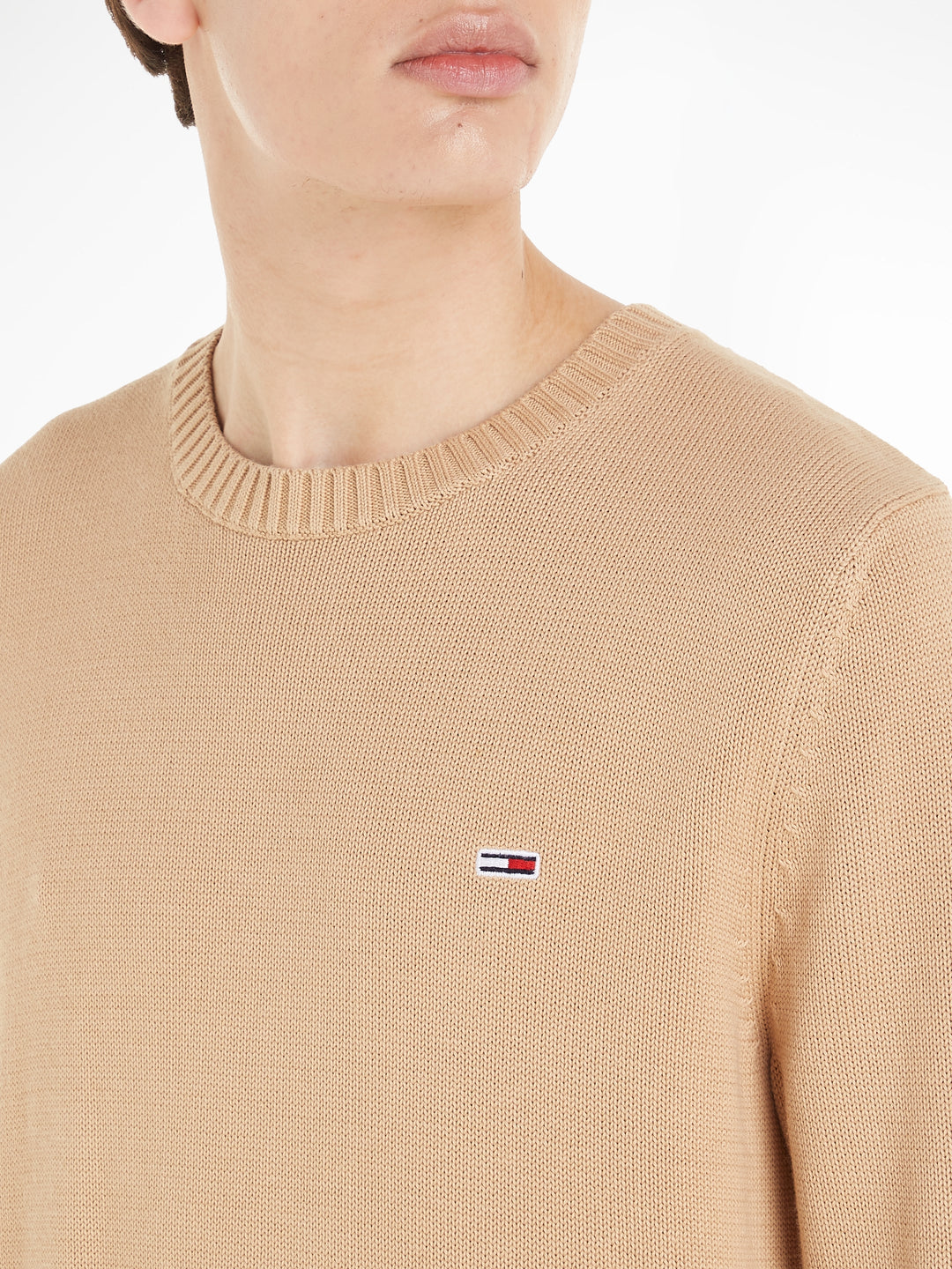 TJM ESSENTIAL CREW NECK SWEAT - SAND