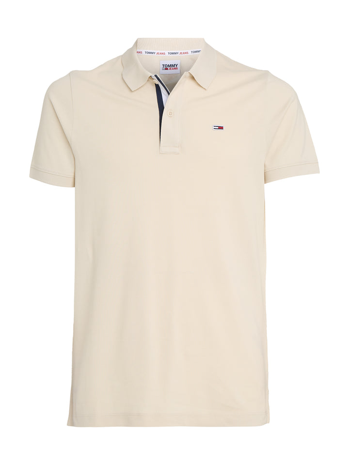 TJM SLIM PLACKET POLO - NEWSPRINT