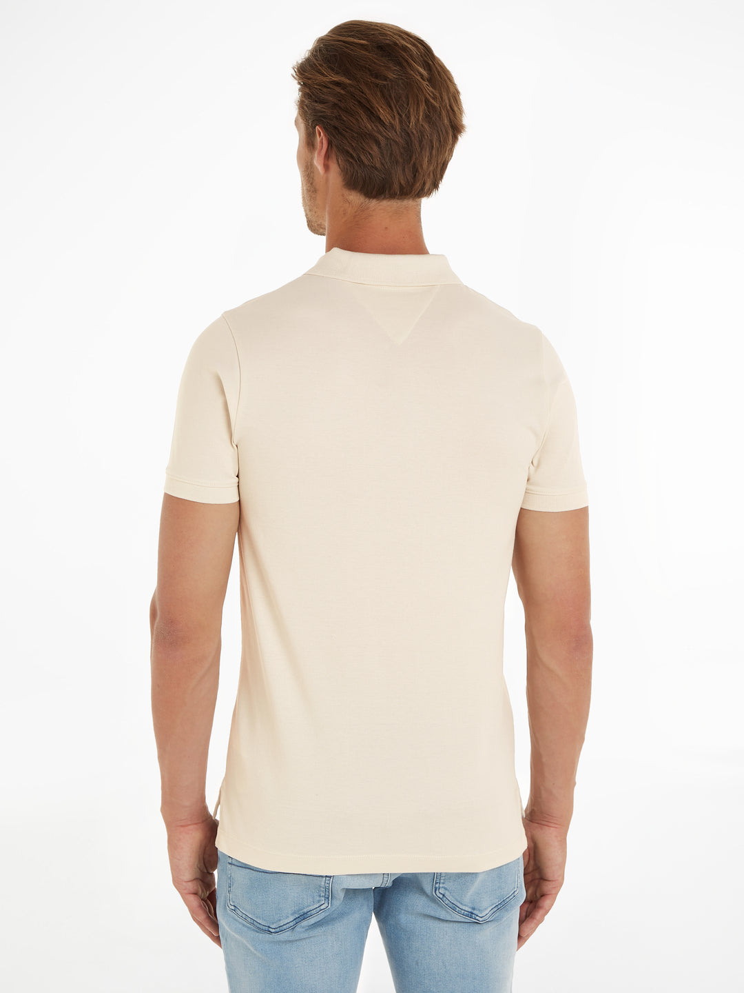 TJM SLIM PLACKET POLO - NEWSPRINT