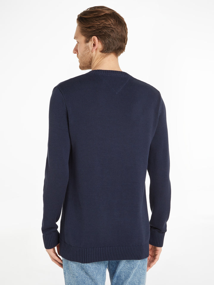 TJM ESSENTIAL CREW NECK SWEAT - NAVY